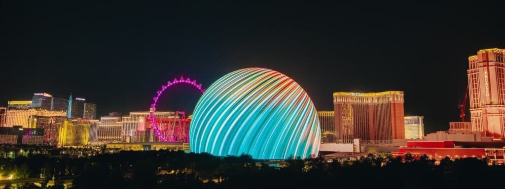 The Sphere: A Impressionante Esfera Tecnológica de Las Vegas 6 The Sphere Las Vegas